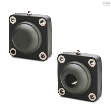 Elesa Self-aligning brackets, UCF.206-A UCF (inch sizes)